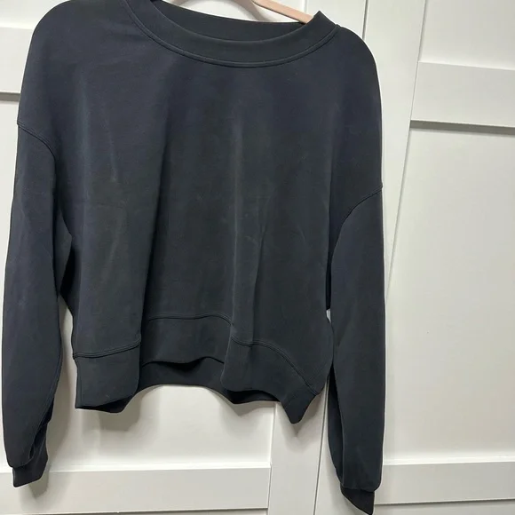 lululemon oversized crew softsteam black - Picture 1 of 2